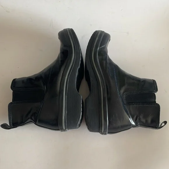 Dansko Womens Vail Black Coated Canvas Outdoor Ankle Rain Boots size 36 EU - Picture 6 of 10